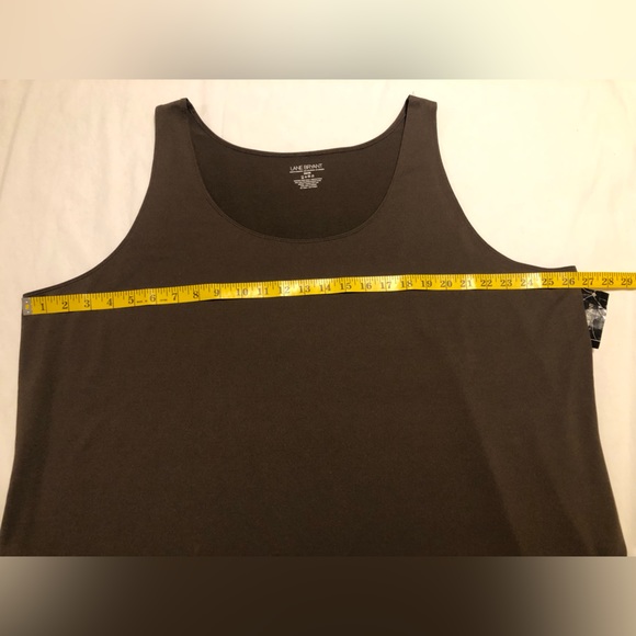 Lane Bryant, NWT, brown polyester tank, 26/28 - Picture 6 of 12